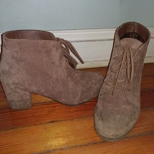 Madden girl lace up booties